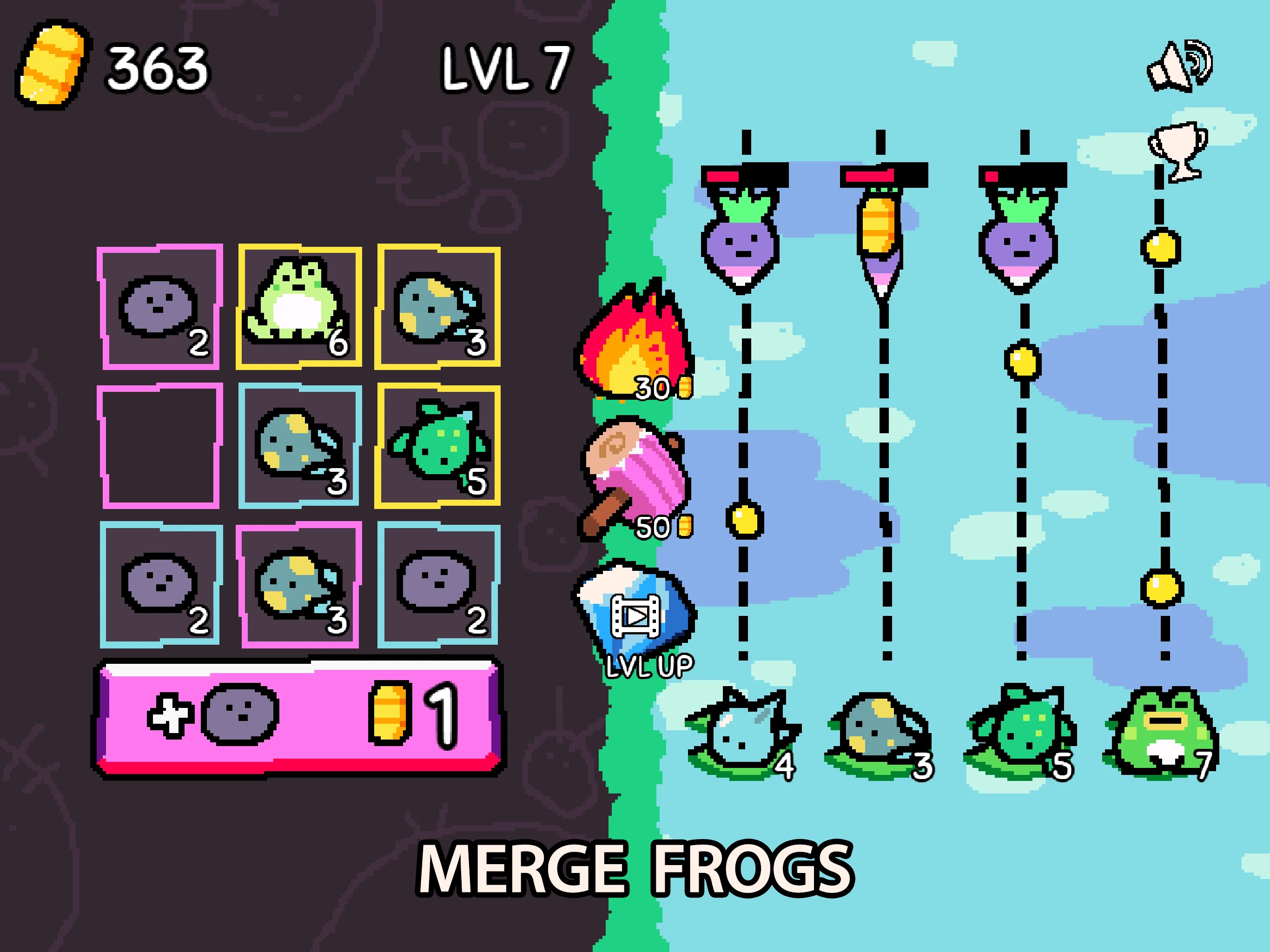 Bufo Merge screenshot