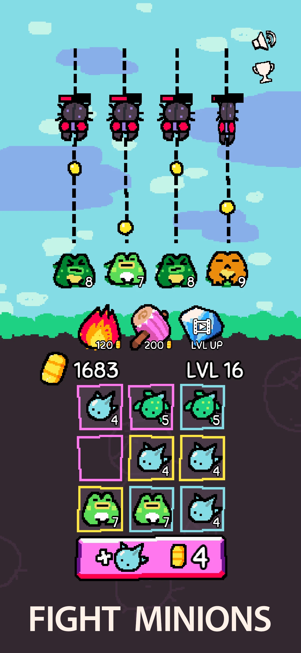 Bufo Merge screenshot